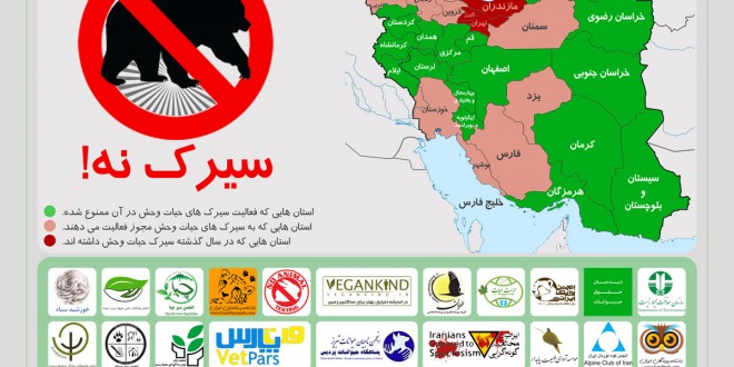 ۳۰ گروه زیست محیطی حامی کمپین «سیرک نه!»