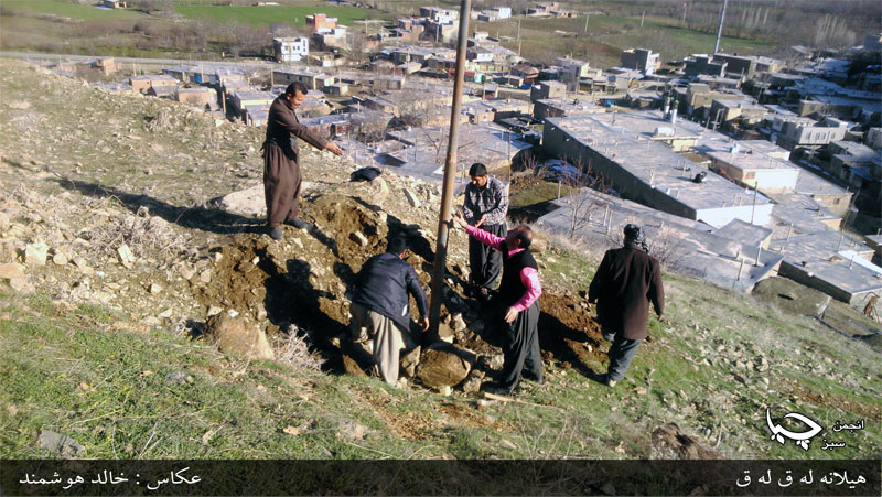 پێشوازی خه‌ڵکی ده‌ره‌تفێ له‌ له‌قله‌قه‌کان