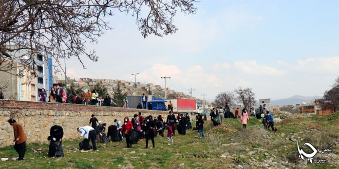 پیشوازی از نوروز با پاکسازی مسیرگردشگری تالاب زریبار