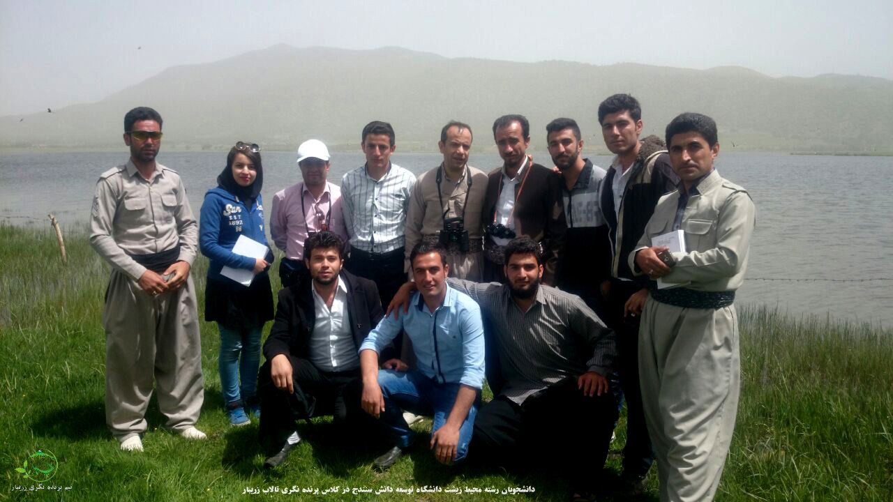 برگزاری کلاس پرنده نگری در تالاب زریبار