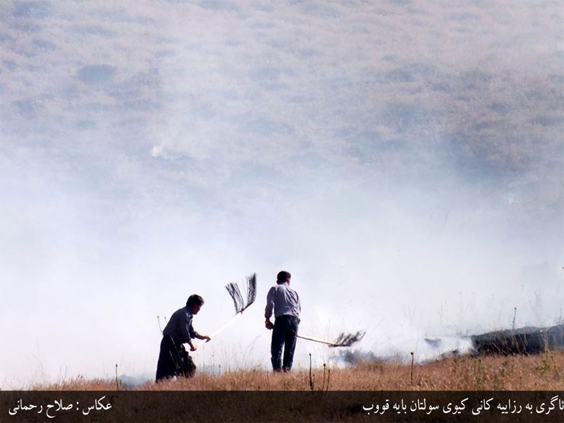 گزارش تصویری آتش سوزی نقده