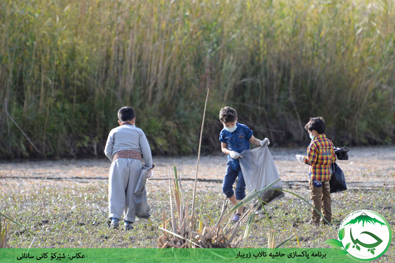 گزارش ویدیویی پاکسازی حاشیه تالاب زریبار