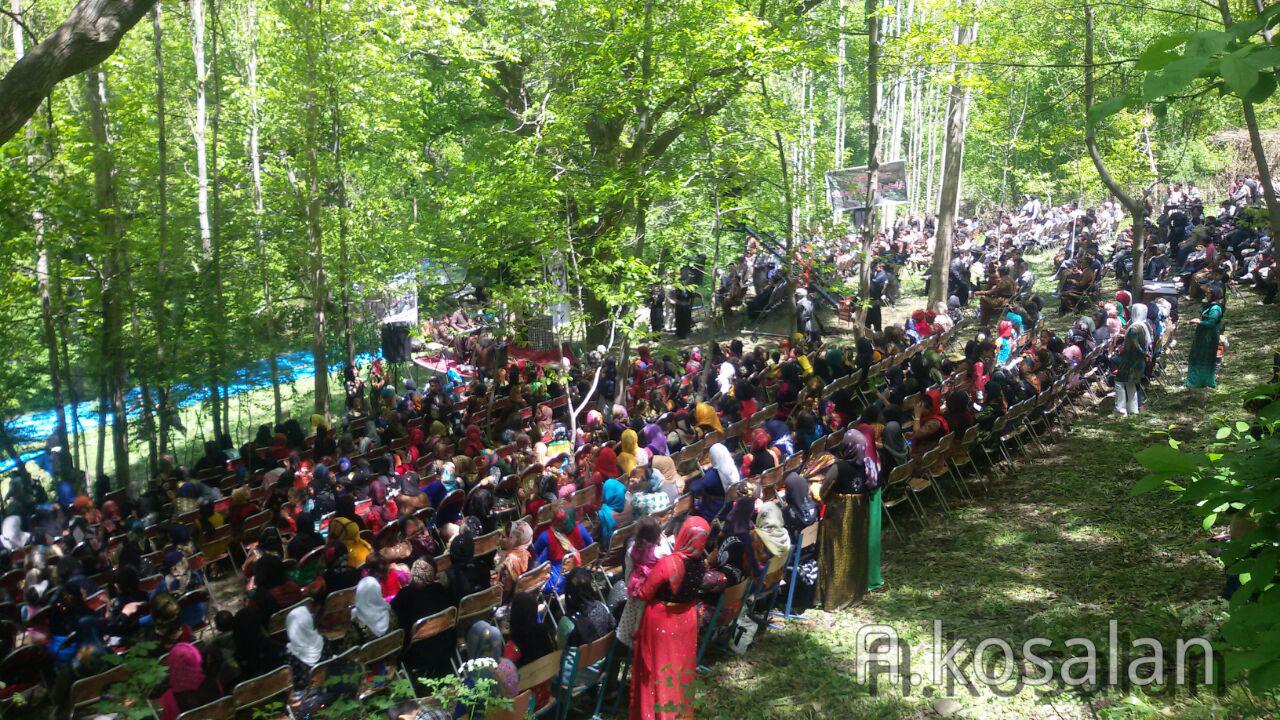 حضور چیا در مراسم فرهنگی “بهشت ژاورود”