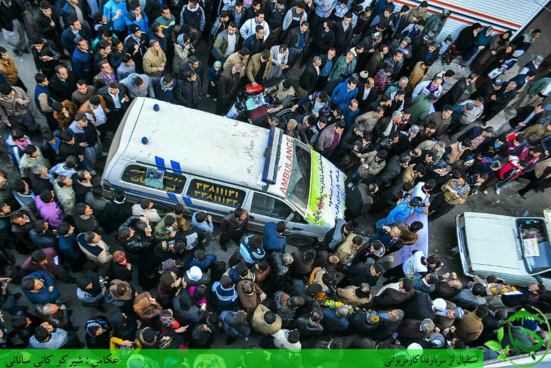 گزارش تصویری استقبال مردم ازسربازفداکارمریوانی