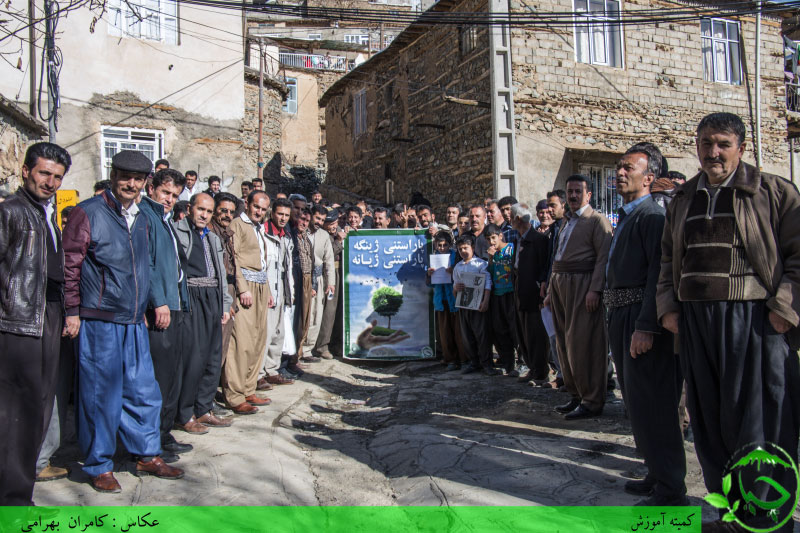 حضورکمیته آموزش چیا در روستای برقرو