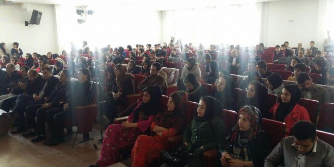 بەڕێوەچوونی ڕێوڕەسمی ڕۆژی جیهانیی زمانی دایکی، لە زانکۆی پەیامنووری مەریوان