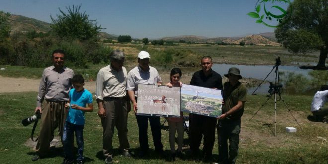 بازدید مسئولان ارشد گردشگری کشوری و استانی از سایت پرنده نگری شروان در زریبار شهرستان مریوان، 8 تیرماه 1396