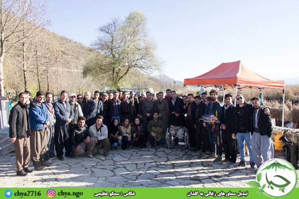 تبدیل سماورهای زغالی به گلدان